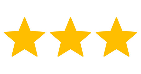 Fototapeta premium Three star rating