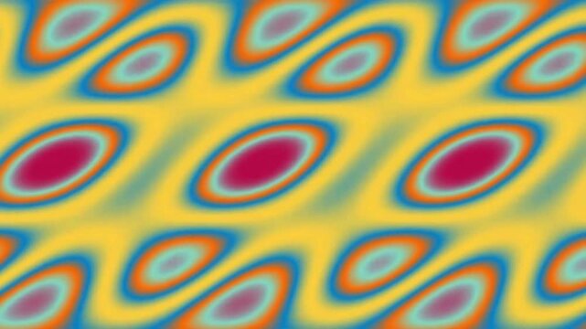 Colorful Abstract Patterns Dancing Across Bright Studio Setting