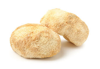 Functional Lion's mane mushrooms isolated on white © New Africa