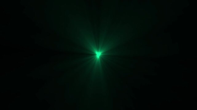 Glowing light , shiny, bright, flare footage Isolated light rays animation. cc light ray effect on black screen cc light 4K video.