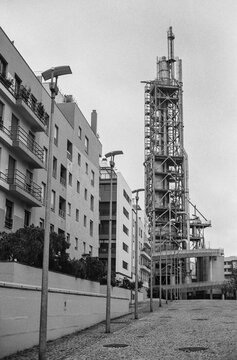 Refinery Beside Apartments