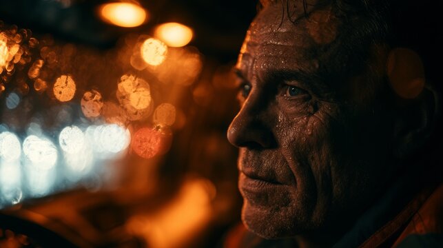 Portrait of a truck driver