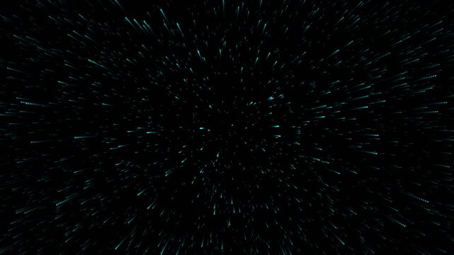 Stars moving animation hyperspace jump accelerated jump accelerated flight through stars on solid background space jump speed of light fast moving stars stars partical zoom animation in 4K  video