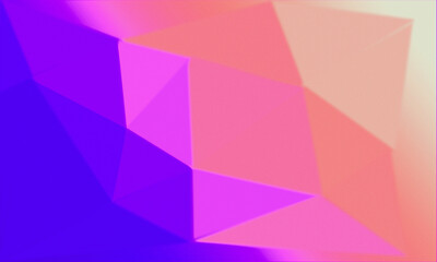 Obraz premium Abstract Geometric Low Poly Gradient Background