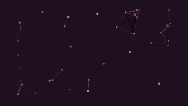 Abstract Network Connections in Dim Purple Space