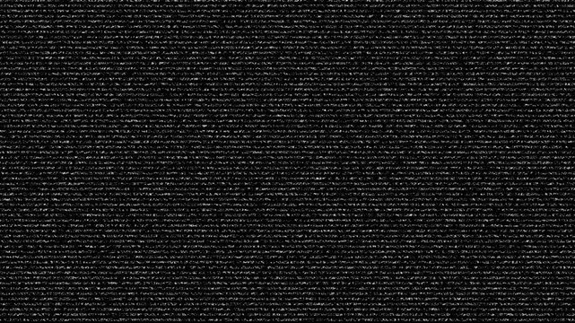 Old tv static texture with black and white grainy signal. Suitable for retro designs, vintage projects, film overlays, and backgrounds.