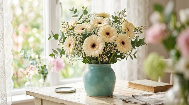 vase with flowers