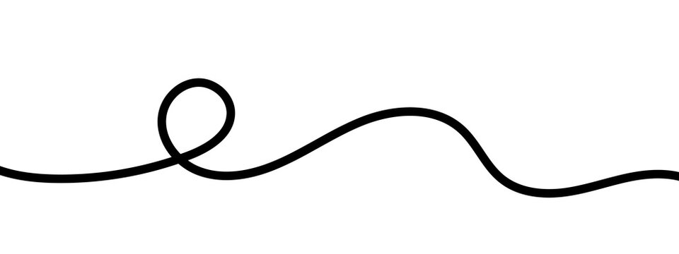 simple curly line design