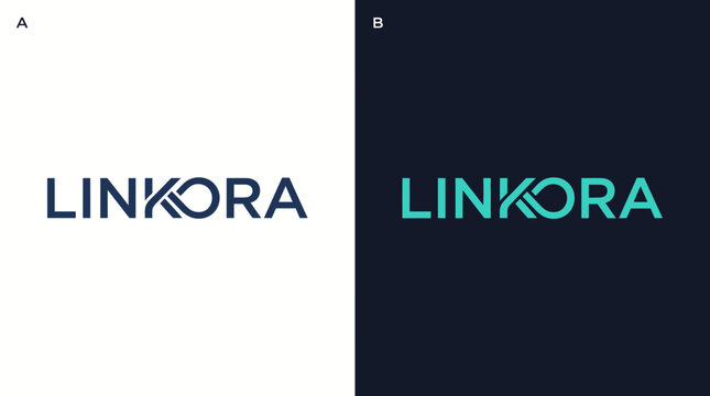 Modern collaborative wordmark identity featuring an intelligent infinite link hidden inside custom humanist typography,