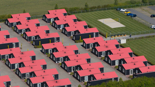 Aerial view of Asylum Seeker Shelter and Refugee Housing Location