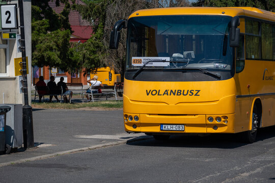 Volanbusz Passenger Bus in Fehergyarmat Hungary
