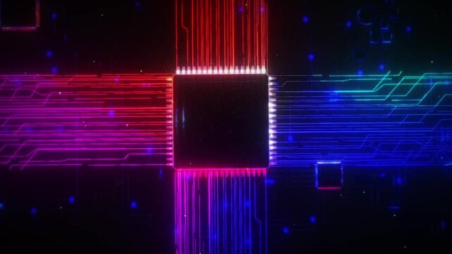 Artificial intelligence Creative Logo Reveal CPU.