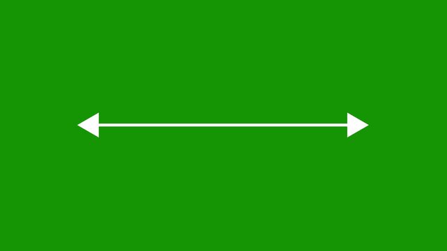 Double Arrow Animation | Horizontal Direction Motion Graphics Overlay
