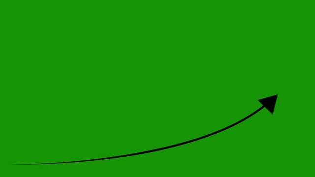 Sketch Curved Arrow Motion Graphics