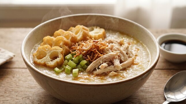 Cakwe Topping Bubur Ayam Chicken Porridge