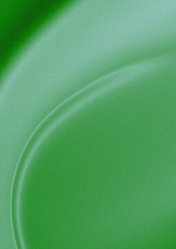 Minimalist green abstract background, with soft curved, lines and subtle, grainy texture overlay