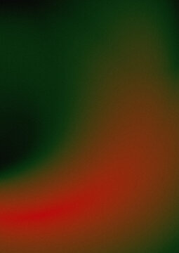 Moody abstract background, with dark green, and burnt orange, gradient and grainy texture