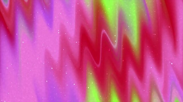 Abstract background with wavy vertical lines in vibrant pink and green colors.