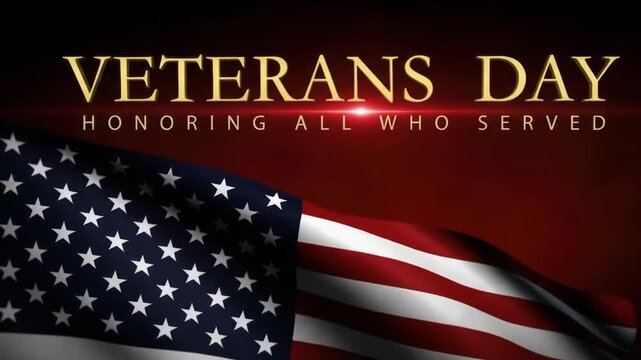 Veterans day honoring all who served