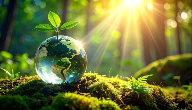 green grass and earth