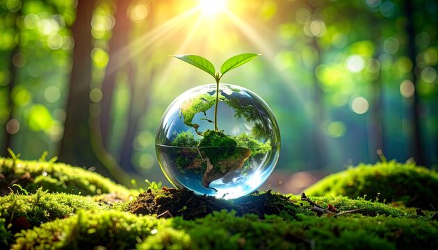 green grass and earth