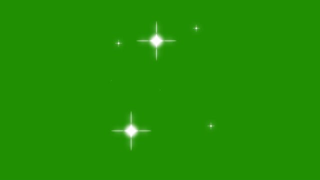 Sparkle Effect with Shiny Star Hand Drawn Cartoon Firework Blast with Glowing Star Lines and Twinkle Pop Up Visual Effects Pack Key Backdrop Footage for Festive Reels Shorts Motion Graphics 4K Video