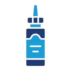 Obraz premium sauce bottle solid icon