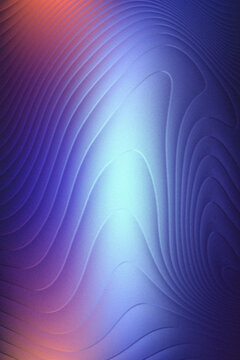 Abstract Purple and Blue Wavy Glass Texture