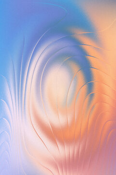 Abstract Holographic Wavy Glass Texture Background
