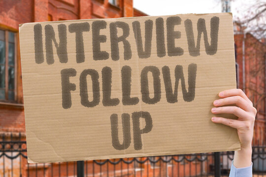 "Interview Follow Up" Send a thank-you note after your meeting. THANK. NOTE. AFTER. MEETING. GRATITUDE.