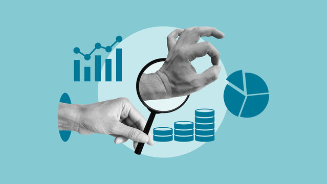Data Driven Decision Making Concept with Business Intelligence Financial Analytics Performance Metrics Market Research Strategic Planning and Evidence Based Business Growth