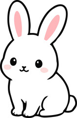 Fototapeta premium Cute Bunny Rabbit