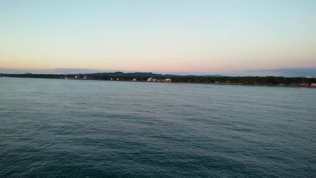 sunrise over the sea