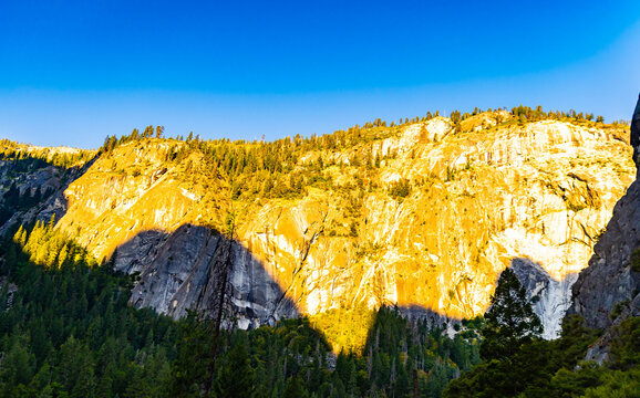 Panoramic View from Vernal Fall Yosemite National Park