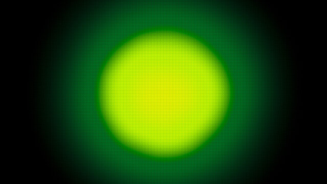 Green yellow halftone circle gradient glow abstract background texture radial dot pattern design digital modern wallpaper backdrop