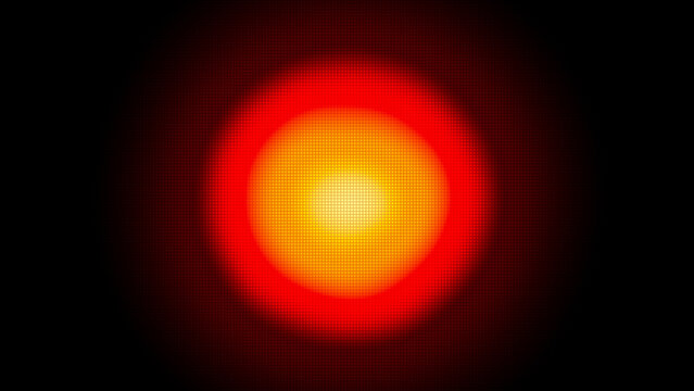 Red orange halftone circle gradient glow abstract background texture radial dot pattern design digital modern wallpaper backdrop