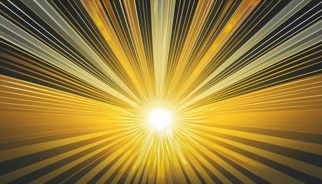 Sun Rays Or Star Burst Elements