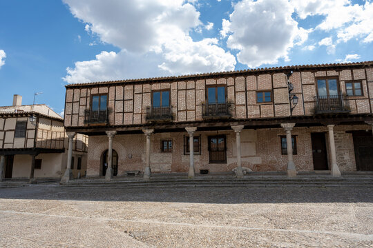 Arevalo, Spain - June 16, 2026: Ar&eacute;valo Town Square