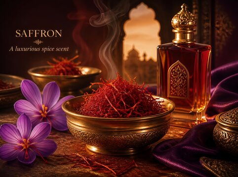 Luxury Saffron Spice with Rich Exotic Scent