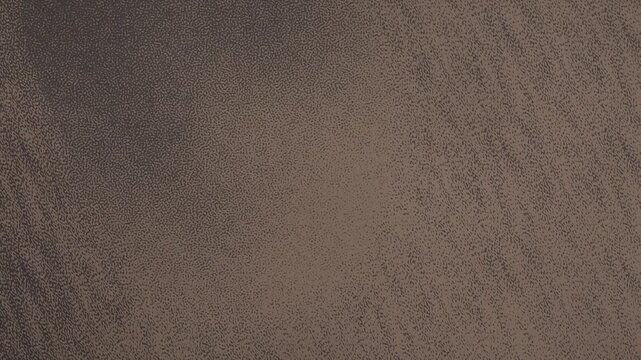 Thin Layer of Fine Grains Drifting Over a Flat Board with a Motionless Copy Space Zone, Seamless Loop in cool clay tones