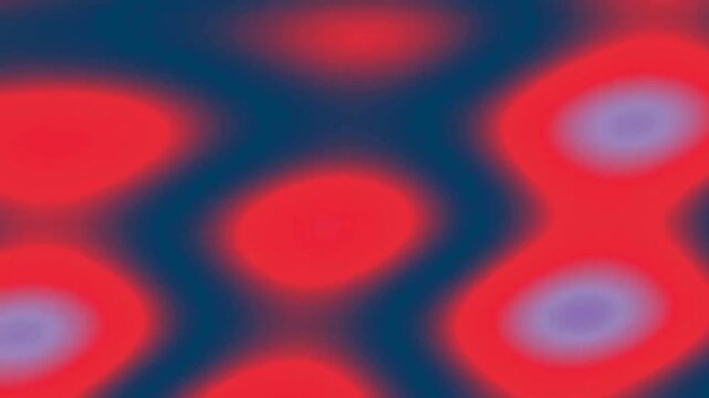Abstract Color Blobs Moving in Soft Purple Red Hues
