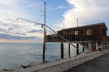 Naklejka premium Fishing Village, Cesenatico, Italy