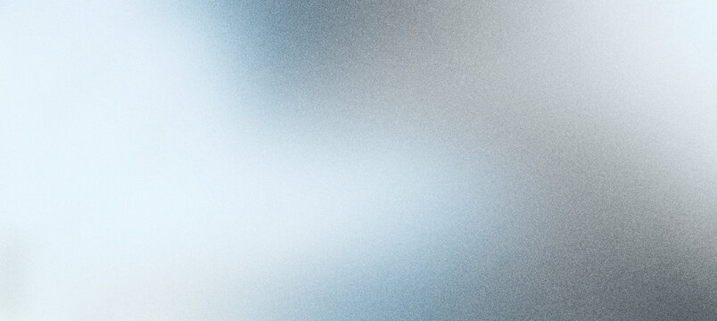 Light blue grey white grainy background, subtle smooth noisy gradient for poster, digital wallpaper, invitation backdrop, webpage header or plain banner design