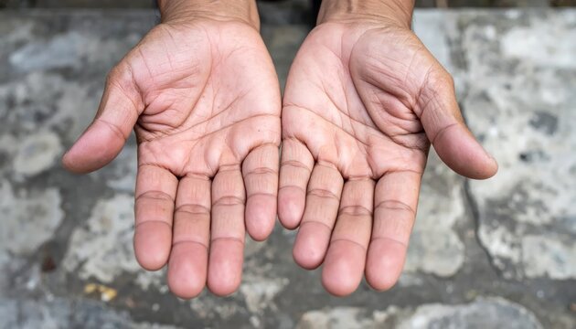 Two open hands palm up gesture.