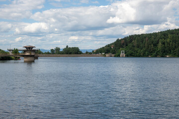Fototapeta premium Summer Landscape around Pancharevo lake, Bulgaria
