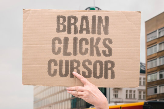 "Brain Clicks Cursor" Brain-computer interfaces move from labs to assistive use. BRAIN. CURSOR. ASSIST. SIGNAL. MEDICAL.