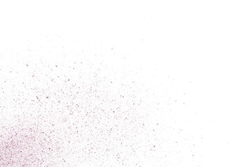 Naklejka premium Soft Pink Particle Dust Overlay On White Background