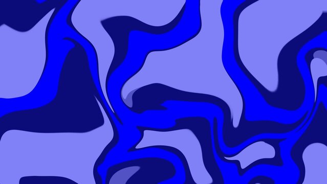 Abstract blue liquid marble background with fluid swirls