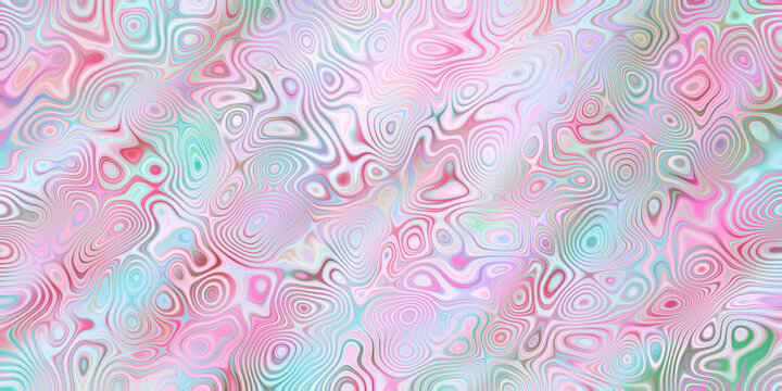 wobbly concentric shapes, squashed and squished,  with diagonal design element