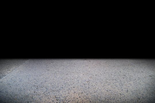 Dark Studio Spotlight Background Concrete Floor Presentation Stage